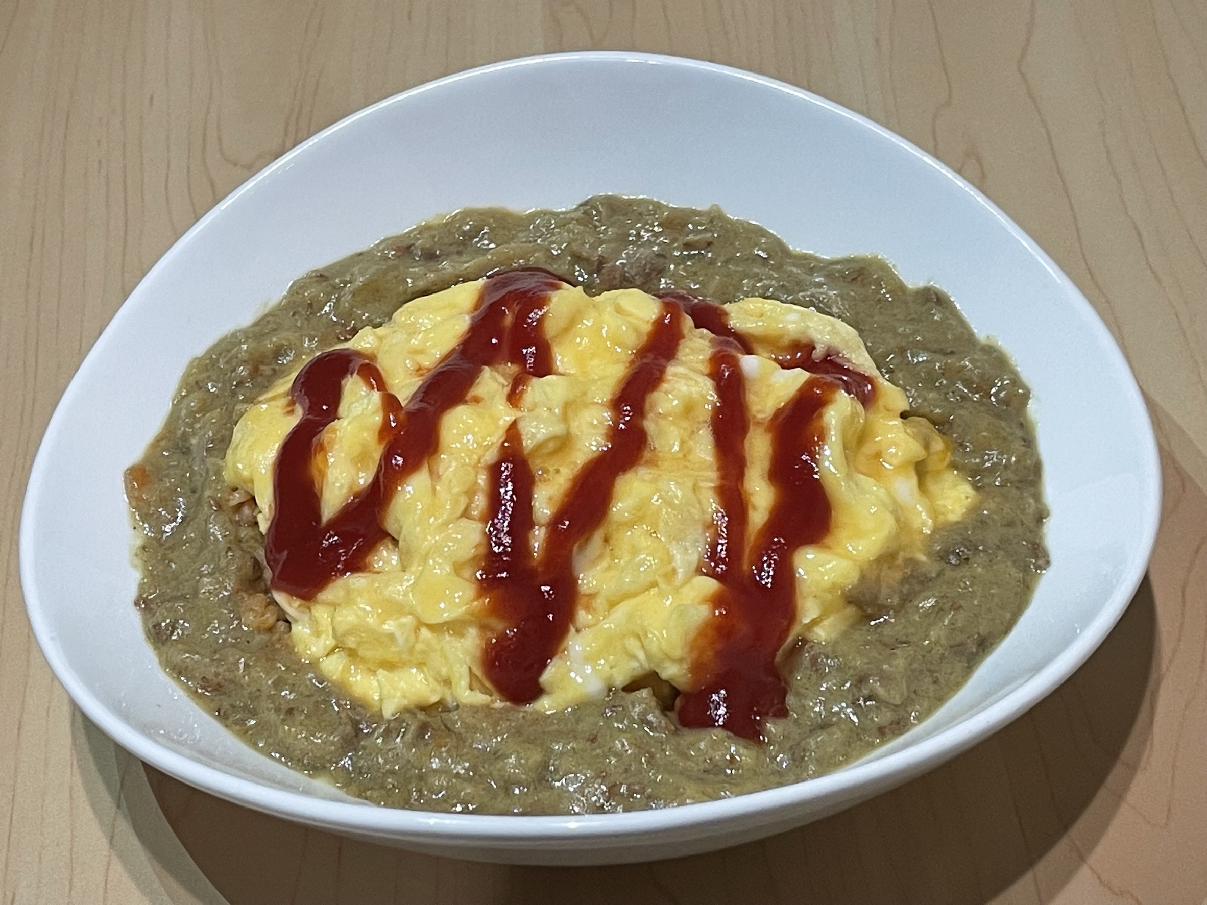 米粉オムカレー